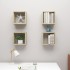 Estantes cubo de pared 4 unidades roble Sonoma 30x15x30