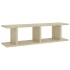 Estantes de pared 2 uds contrachapada roble Sonoma 75x18x20