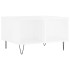Mesa de centro madera contrachapada blanco brillo 60x50x36,5