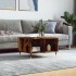 Mesa de centro madera contrachapada roble ahumado 60x50x36,5