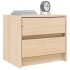 Mesita de noche madera maciza de pino 40x31x35,5