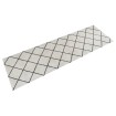 Alfombra de cocina lavable terciopelo cuadrados 60x180 cm