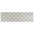 Alfombra de cocina lavable terciopelo cuadrados 60x180