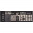 Alfombra de cocina lavable terciopelo negro café 60x180