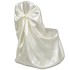 Set de 6 Fundas de color crema para sillas, banquetes y
