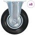 Ruedas fijas 8 unidades 125