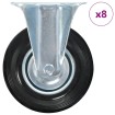 Ruedas fijas 8 unidades 125 mm