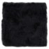 Cojines de sillas 2 uds piel de oveja real gris oscuro 40x40