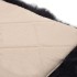 Cojines de sillas 2 uds piel de oveja real gris oscuro 40x40