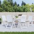 Cojines de silla de jardín 6 uds tela Oxford gris 40x40x3