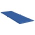 Cojín de tumbona de tela Oxford azul 186x58x3