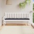 Cojín de banco de jardín tela Oxford gris antracita 180x50x7