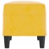 Banco de terciopelo amarillo 70x35x41