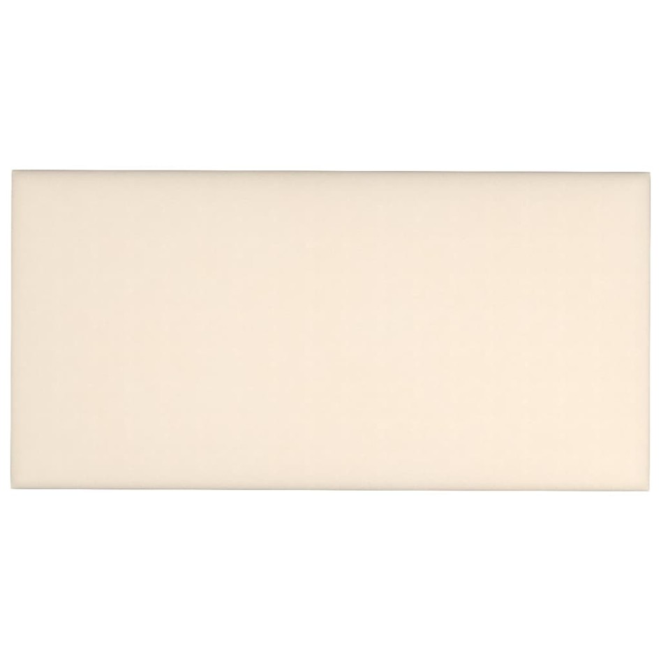 Paneles de pared 12 uds terciopelo crema 30x15 cm 0,54