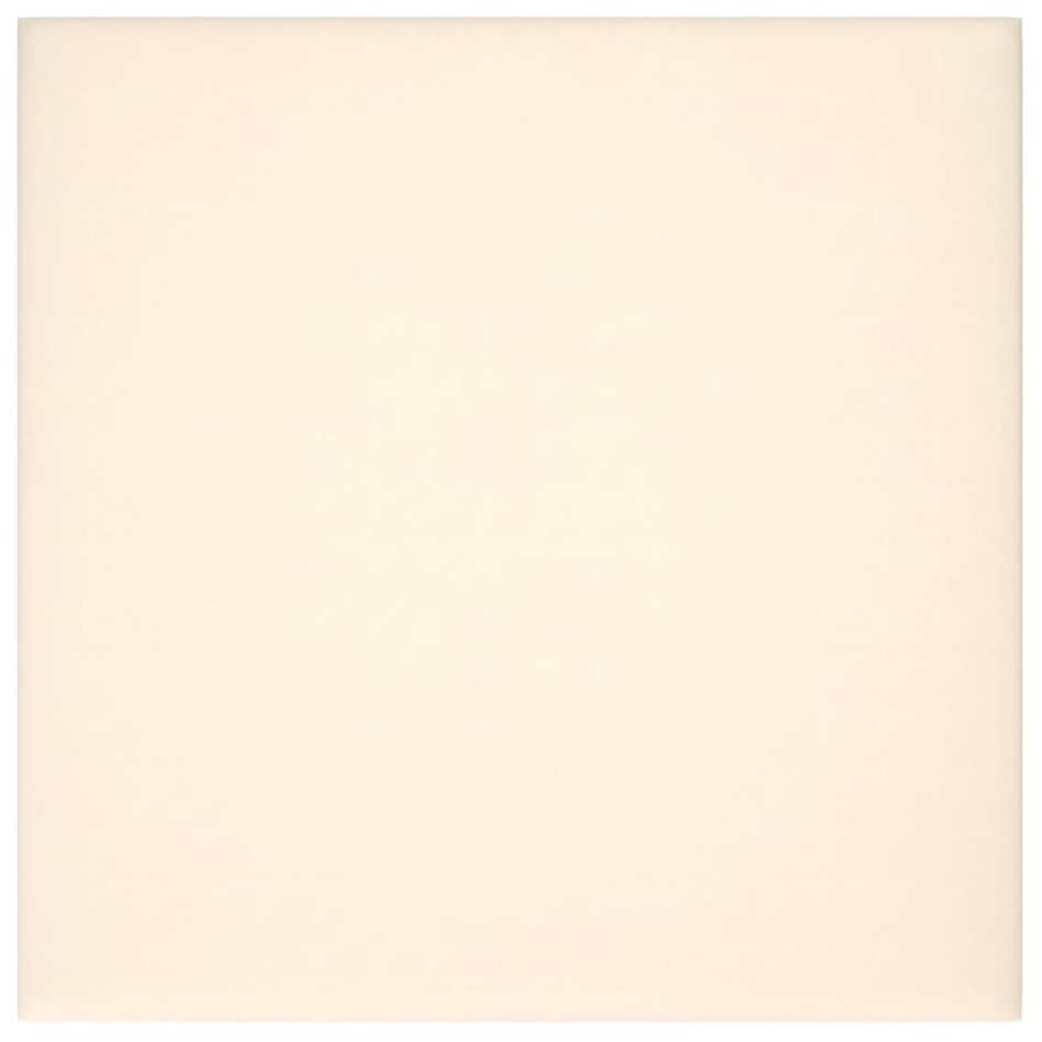 Paneles de pared 12 uds terciopelo crema 30x30 cm 1,08
