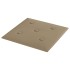 Paneles pared 12 uds cuero sintético capuchino 30x30 cm 1,08