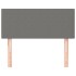 Cabecero de tela gris oscuro 90x5x78/88