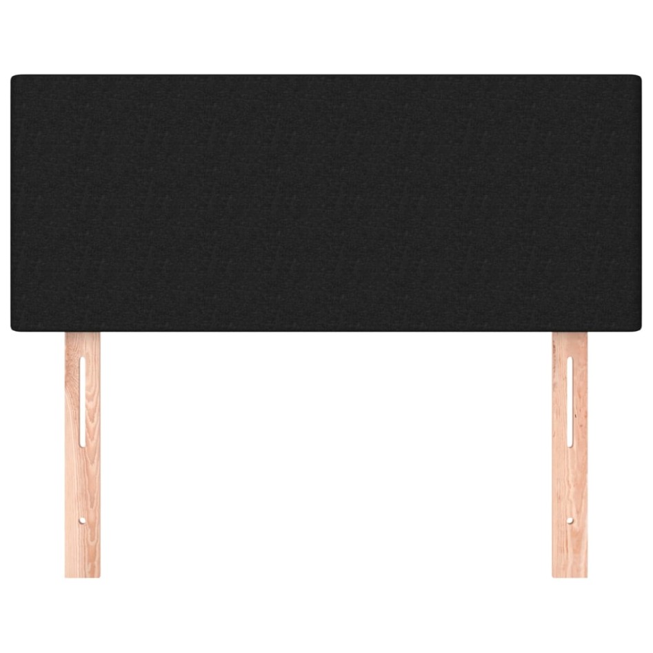 Cabecero de tela negro 100x5x78/88