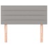 Cabecero de tela gris claro 100x5x78/88