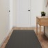 Alfombra de pasillo con aspecto sisal gris antracita 80x150