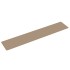 Alfombra de pasillo con aspecto de sisal color arena 50x250