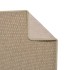 Alfombra de pasillo con aspecto de sisal color arena 50x250
