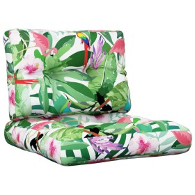 Cojines para sofá de palets 2 piezas tela