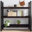 Estante pared madera roble tratada marrón oscuro 120x50x(2-6)cm