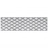 Alfombra de exterior gris y blanca 80x250