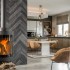 WallArt Tablones de aspecto madera de roble Barnwood gris