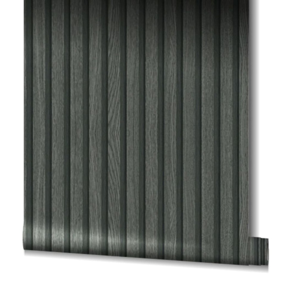 Noordwand Papel pintado Botanica Wooden Slats negro y