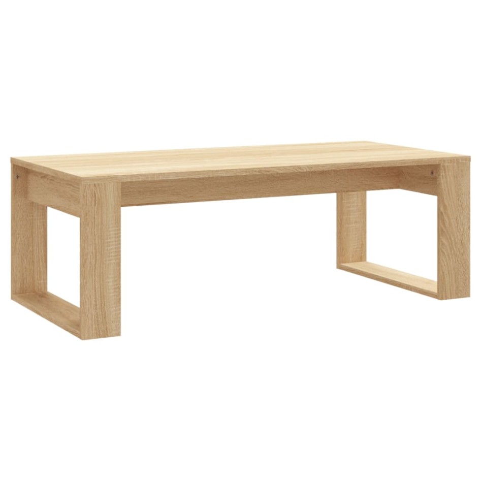 Mesa de centro madera de ingeniería roble Sonoma 102x50x35