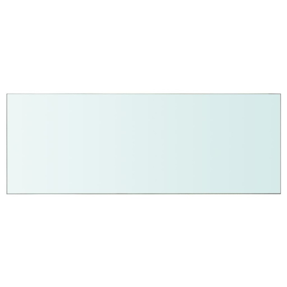 Estantes 2 unidades panel de vidrio transparente 80x30