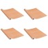 Láminas autoadhesivas muebles 2 uds PVC roble japonés 500x90
