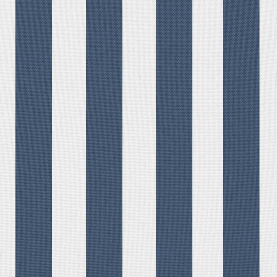 Cojines para exterior a rayas 45x45 cm azul marino 2
