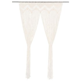 Cortina de macramé algodón 140x240