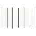 Biombo divisor de 6 paneles blanco 300x180