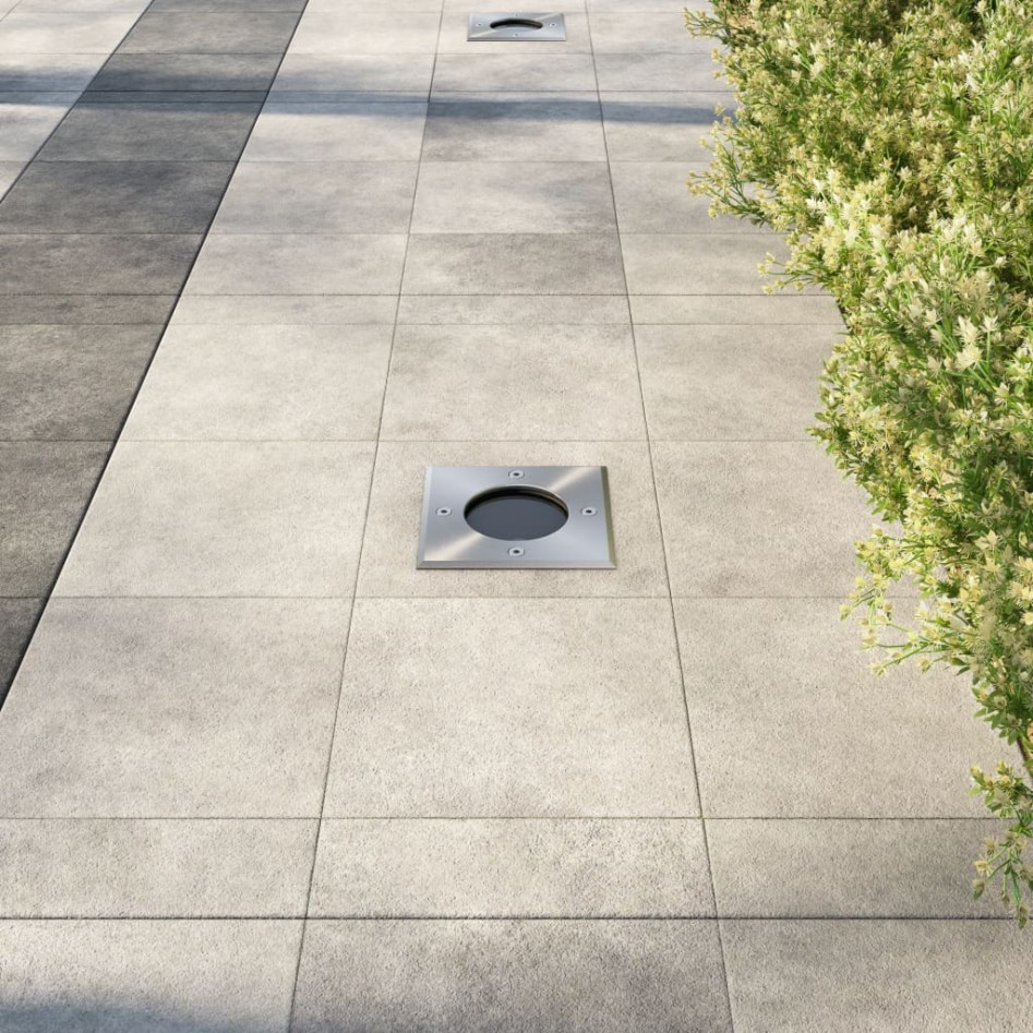 Lámparas de suelo de jardín cuadradas 3