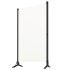 Biombo divisor de 3 paneles tela blanco 260x180