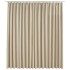 Cortina opaca con ganchos beige 290x245
