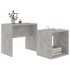 Juego de mesas de centro contrachapada gris hormigón