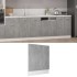 Panel para lavavajillas contrachapada gris hormigón