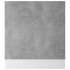 Panel para lavavajillas contrachapada gris hormigón