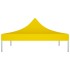 Techo de carpa para celebraciones amarillo 3x3 m 270