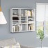 Estantería de pared madera contrachapada blanco 90x16x78