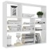 Estantería de pared madera contrachapada blanco 90x16x78