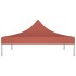 Techo de carpa para celebraciones terracota 3x3 m 270