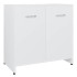 Armario de baño madera contrachapada blanco 60x33x61