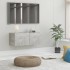 Mueble para TV madera contrachapada gris hormigón 80x30x30