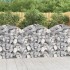 Cesta gaviones forma arco hierro galvanizado 100x30x100/120